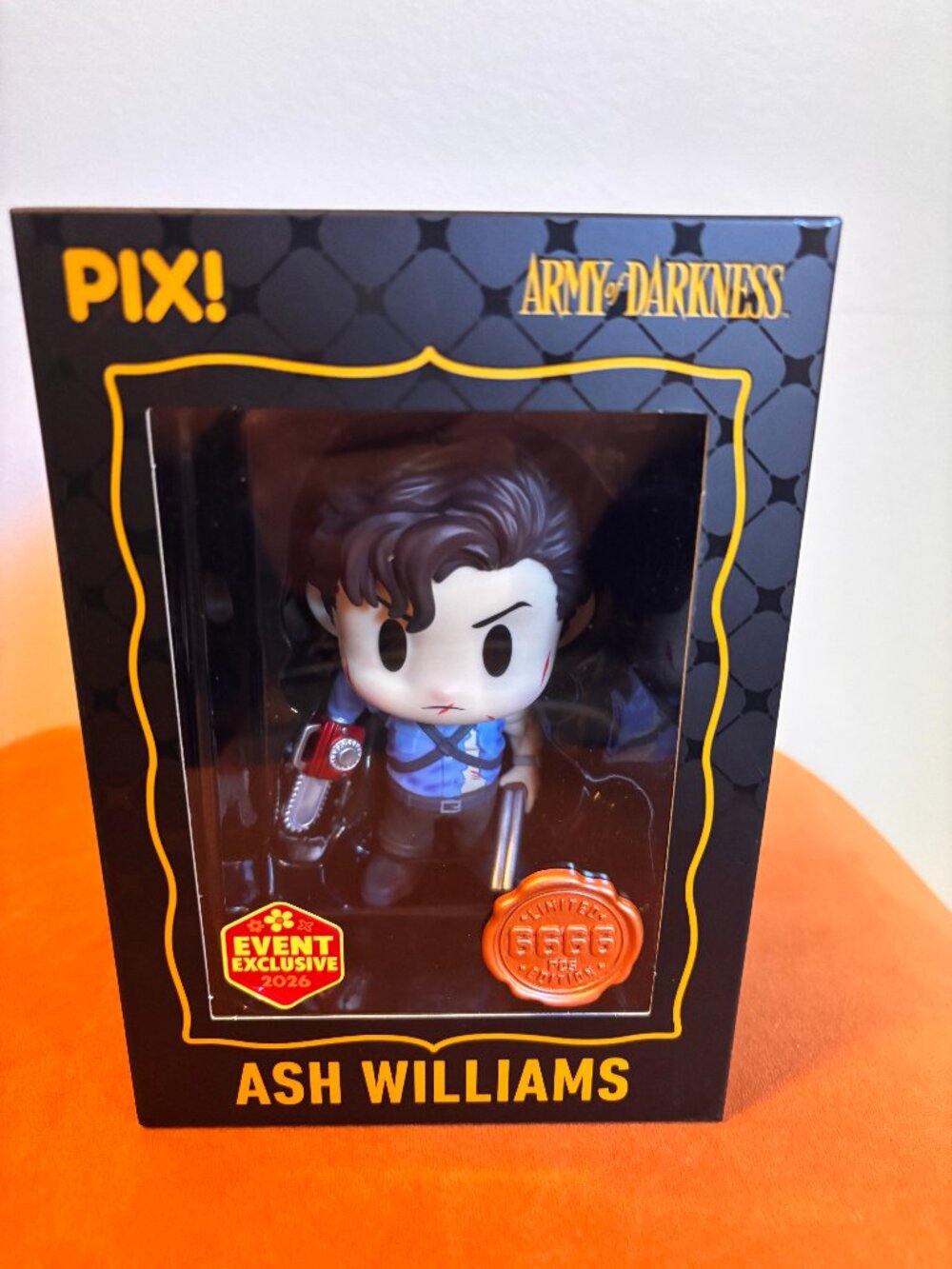 Thrilljoy PIX! Ash Williams Army of Darkness LE 6666 Figure Open Box
